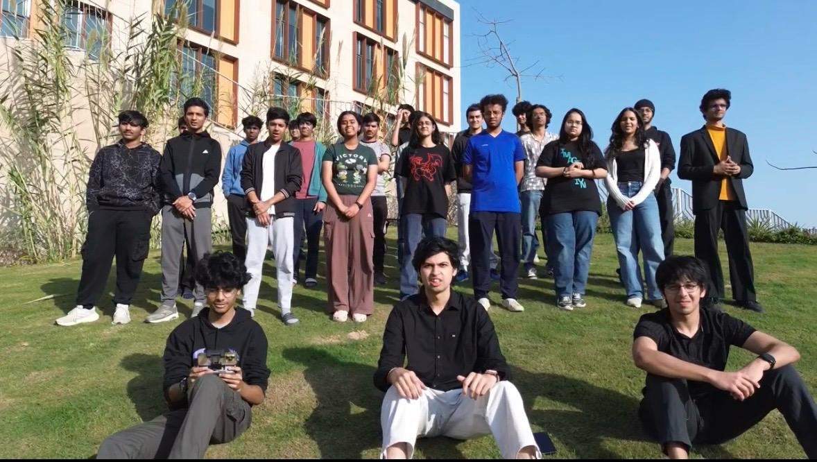 Members of Team Kalki at Plaksha University